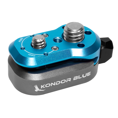 Kondor Blue Mini Lock Quick Release Plates for Professional Camera Workflows (Male Plate Only)