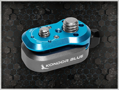 Kondor Blue Mini Lock Quick Release Plates for Professional Camera Workflows
