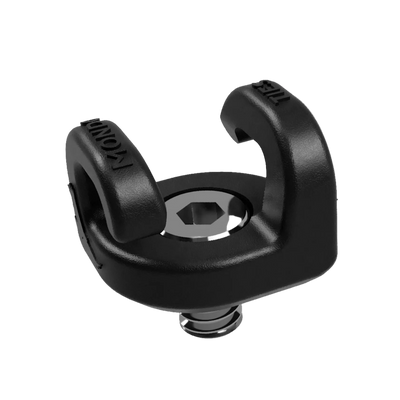 Kondor Blue Mondo Ties Cable Management Clips for Cameras (1/4"-20) (5 Pack / Raven Black)