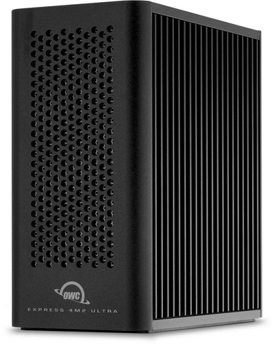 16.0TB OWC Express 4M2 Ultra Four-Slot Thunderbolt 5 (80Gb/s) External Storage Solution with SoftRAID