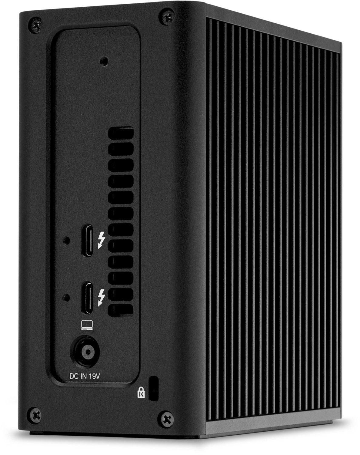 32.0TB OWC Express 4M2 Ultra Four-Slot Thunderbolt 5 (80Gb/s) External Storage Solution with SoftRAID