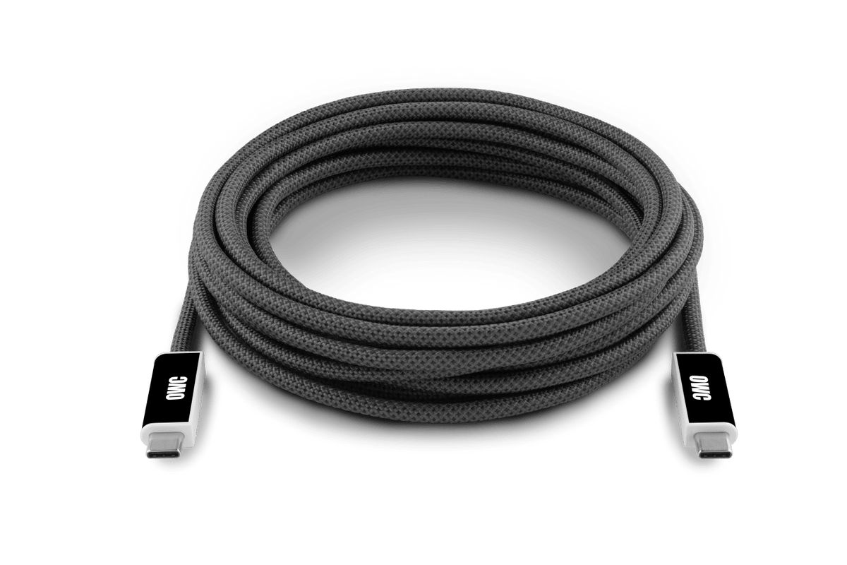 OWC USB4 Active Optical 3.0 Meter (10') USB-C 40Gb/s Cable with 240W PD