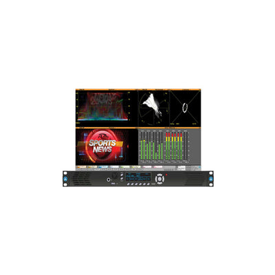 Phabrix PHRX1000AE Rx1000 1U rackmount HD/SD rasterizer, 1x PHRXM-AE HW Module: 2x (SDI-in + copy), SFP cage, 1x Analyser, Eye/Jitter. 3 more modules can be added