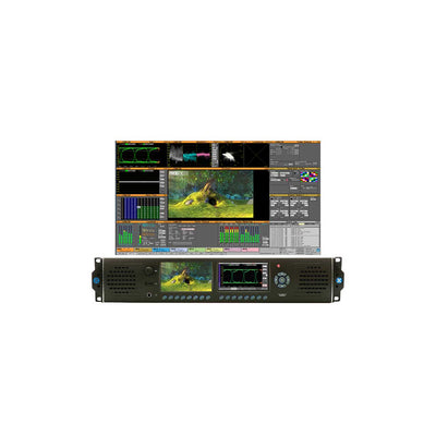 Phabrix PHRX2000AE Rx2000 2U rackmount HD/SD rasterizer, 1x PHRXM-AE HW Module: 2x (SDI-in + copy), SFP cage, 1x Analyser, Eye/Jitter. 3 more modules can be added
