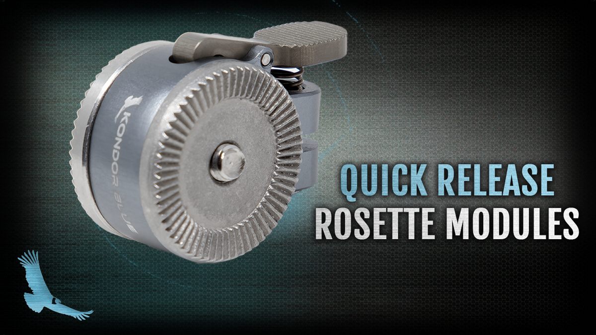 Kondor Blue Quick Release Rosette Module (Push Button) - Right
