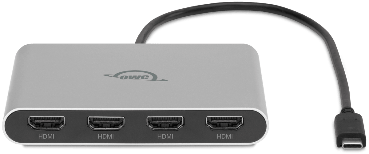 OWC USB-C Quad HDMI 4K Display Adapter with DisplayLink