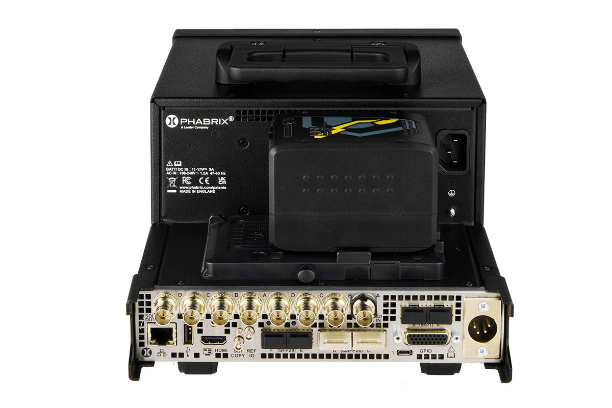 Phabrix PHQXP01-3G-V QxP 3U SD*/HD/2K 10GbE IP/SDI Waveform Monitor/Analyser, V-mount