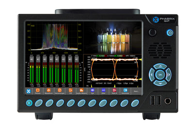 Phabrix PHQXP-V QxP 3U SD*/HD/2K 10GbE IP Waveform Monitor/Analyser, V-mount