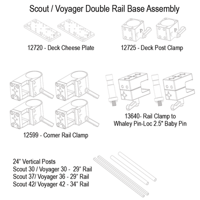 Upgrade Innovations Whaley Rail Monitor Mounting Frame - Inovativ Voyager