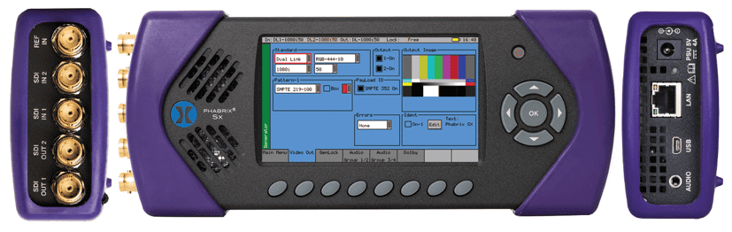 Phabrix PHSXDL SxD Handheld Instrument, SD/HD/3G-SDI, includes PHSXOF