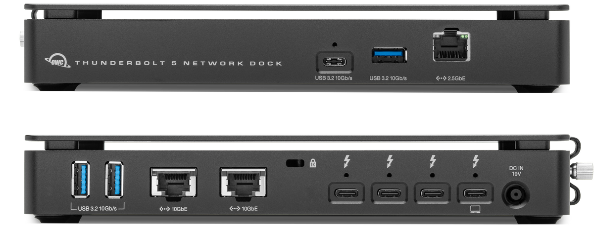OWC Thunderbolt 5 Dual 10GbE Network Dock 11-Port Connectivity Solution