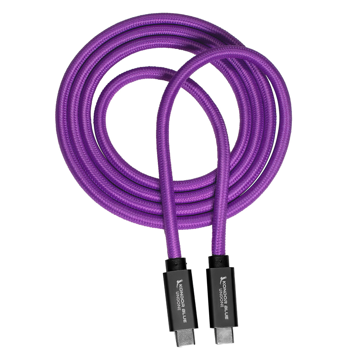 Kondor Blue Gerald Undone 4ft USB-C 3.2 Cable for Data Transfer & Charging - 100W Power Delivery