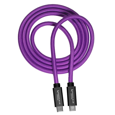 Kondor Blue Gerald Undone 4ft USB-C 3.2 Cable for Data Transfer & Charging - 100W Power Delivery