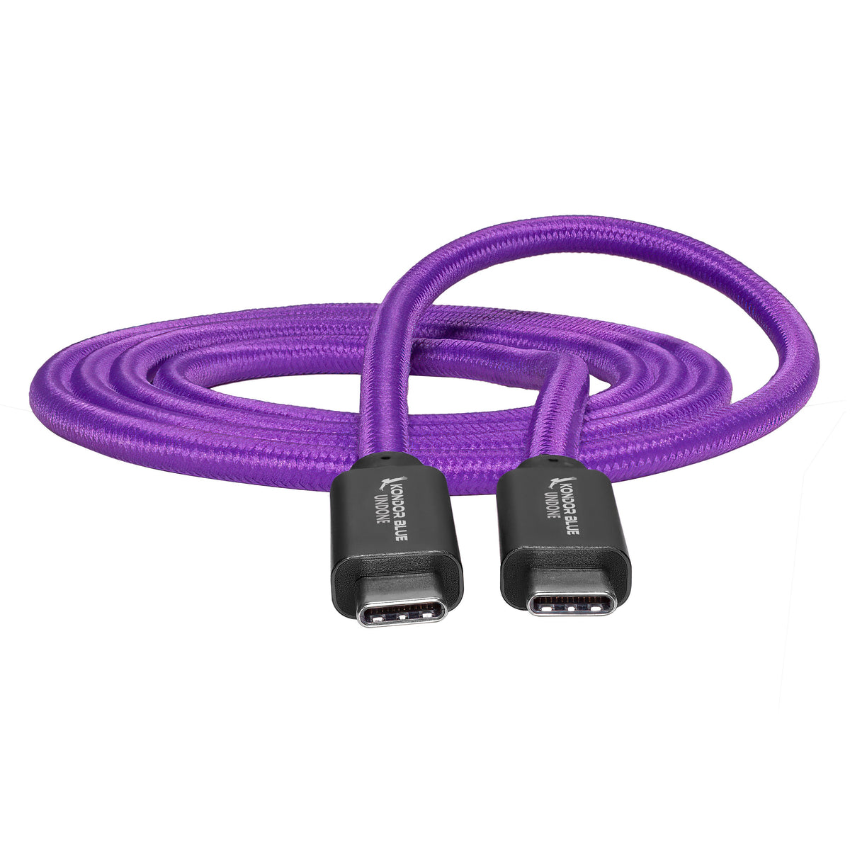 Kondor Blue Gerald Undone 4ft USB-C 3.2 Cable for Data Transfer & Charging - 100W Power Delivery