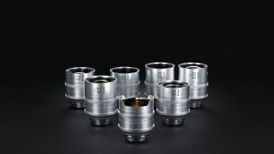 DZOFilm VESPID Retro 7-Lens Kit with Retro Silver EF Tool Kit & Hard Case