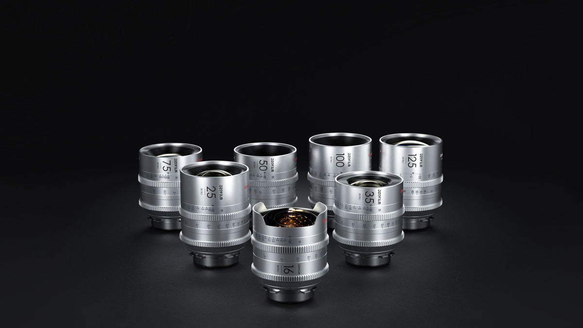 DZOFilm VESPID Retro 7-Lens Kit with Retro Silver EF Tool Kit & Hard Case