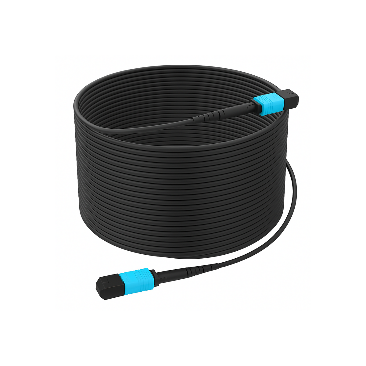 Kondor Blue Fletch Fiber Armored Cable OM3 MPO