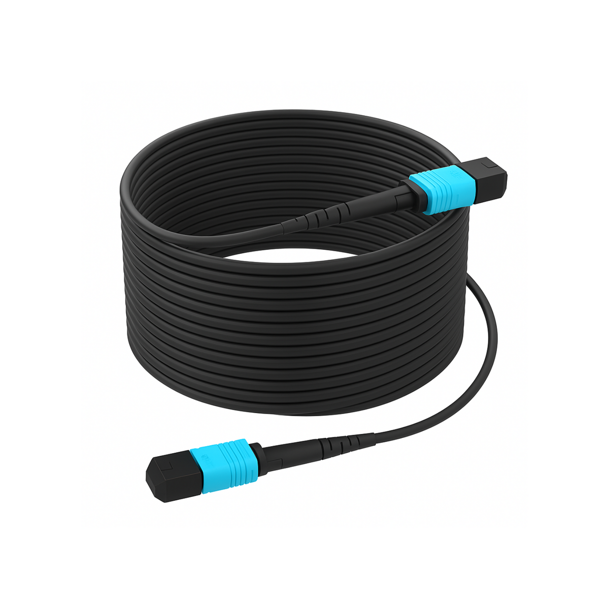 Kondor Blue Fletch Fiber Armored Cable OM3 MPO
