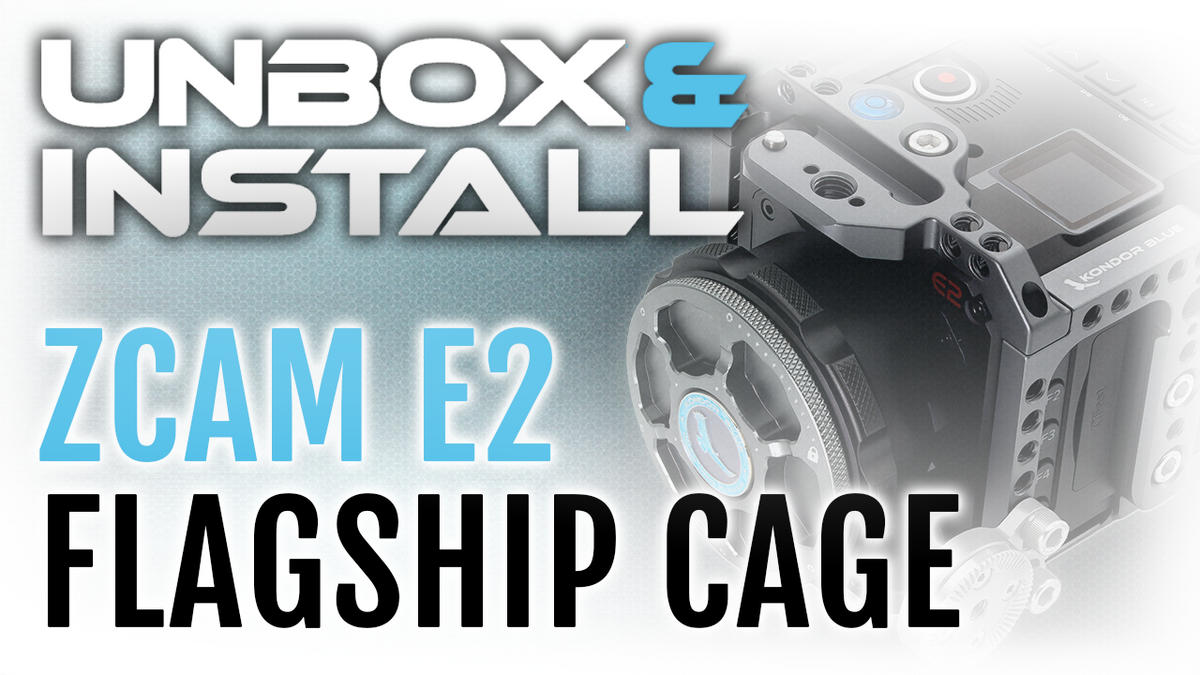 Kondor Blue Z Cam Cage E2 Flagship Cage (S6 F6 F8) - With Top Handle (Space Gray)