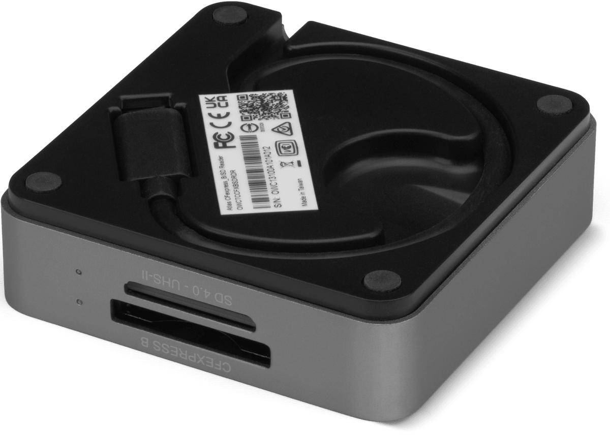 Atlas Dual CFexpress Type B + SD Card Reader with USB-C (10Gb/s)