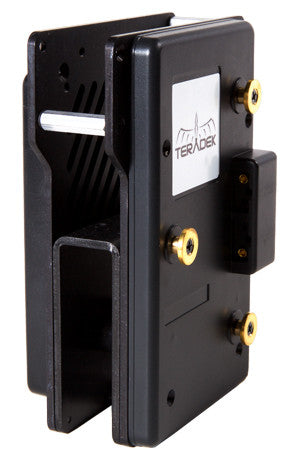 Teradek Bolt Dual Battery Plate Mount 14.4V - XT/LT TX or 500/1000/3000 RX / Gold-Mount