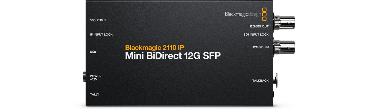 Blackmagic Design 2110 IP Mini BiDirect 12G SFP Converter