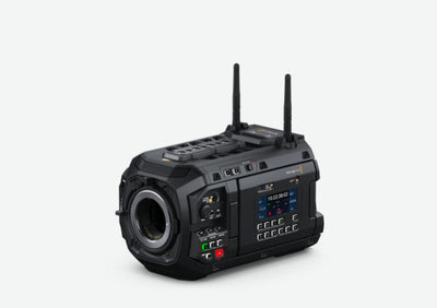 Blackmagic Design URSA Cine 12K LF Body + Teris Fluid Head with 100mm Flat Base 2-Stage Carbon Fiber Tripod (44lb)