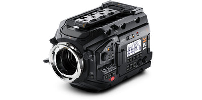 Blackmagic Design URSA Mini Pro 12K + Teris Fluid Head with 100mm Flat Base2-Stage Carbon Fiber Tripod (33lb)