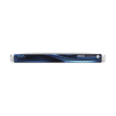 AJA BRIDGE LIVE 12G-4 Turnkey System - 1RU Streaming and Transcoding Appliance 4-Channel UltraHD I/O