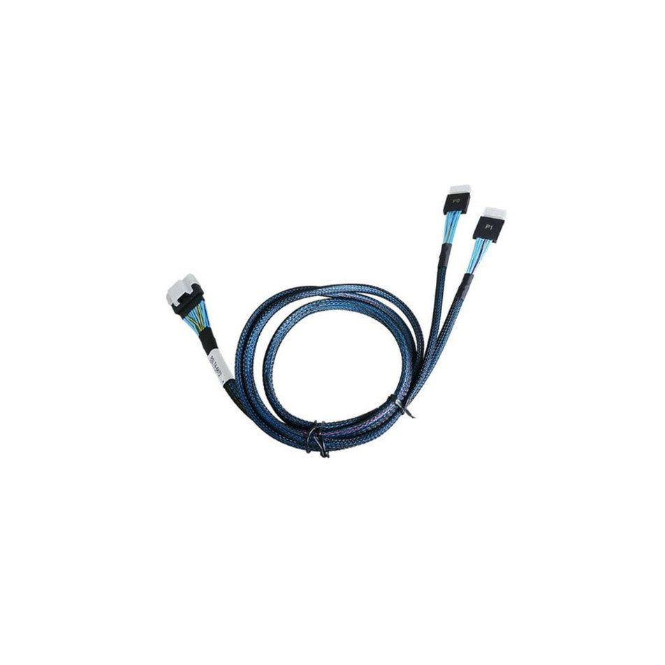 Areca (PN: 26II-1C5412-1M00) SFF-8654 to x2 SFF-8611 (OCuLink) 1 meter