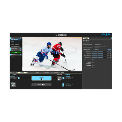 AJA Colorfront License Perpetual License: Optional Colorfront license for ColorBox and OG-ColorBox