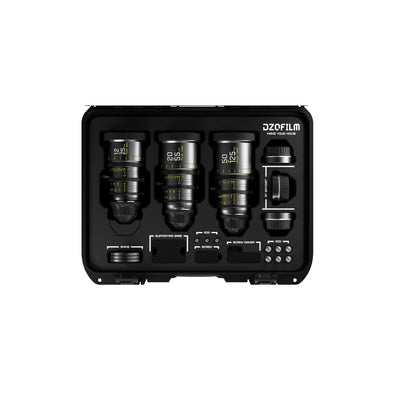 DZOFilm Pictor T2.8 Super35 Zoom 3-Lens Kit (PL & EF Mount, Black)