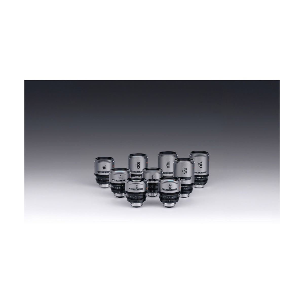 DZOFilm Pavo 2x Anamorphic 6-Lens Set (28/32/40/55/75/100mm T2.1, Coating, PL & EF)