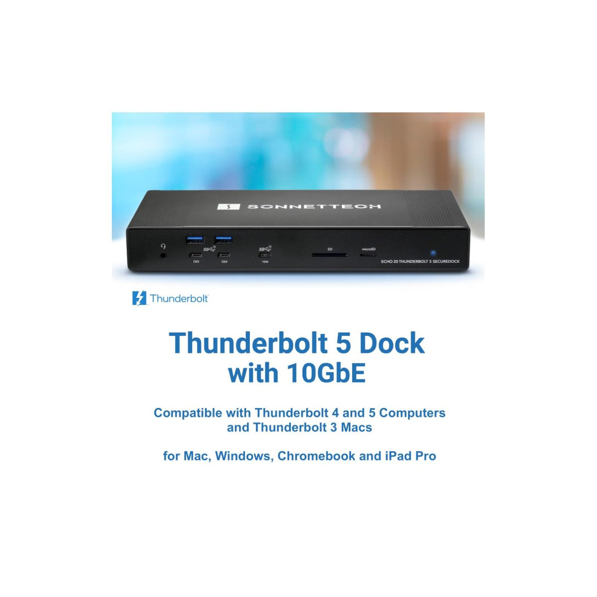 Sonnet Technologies Echo 20 Thunderbolt 5 SecureDock