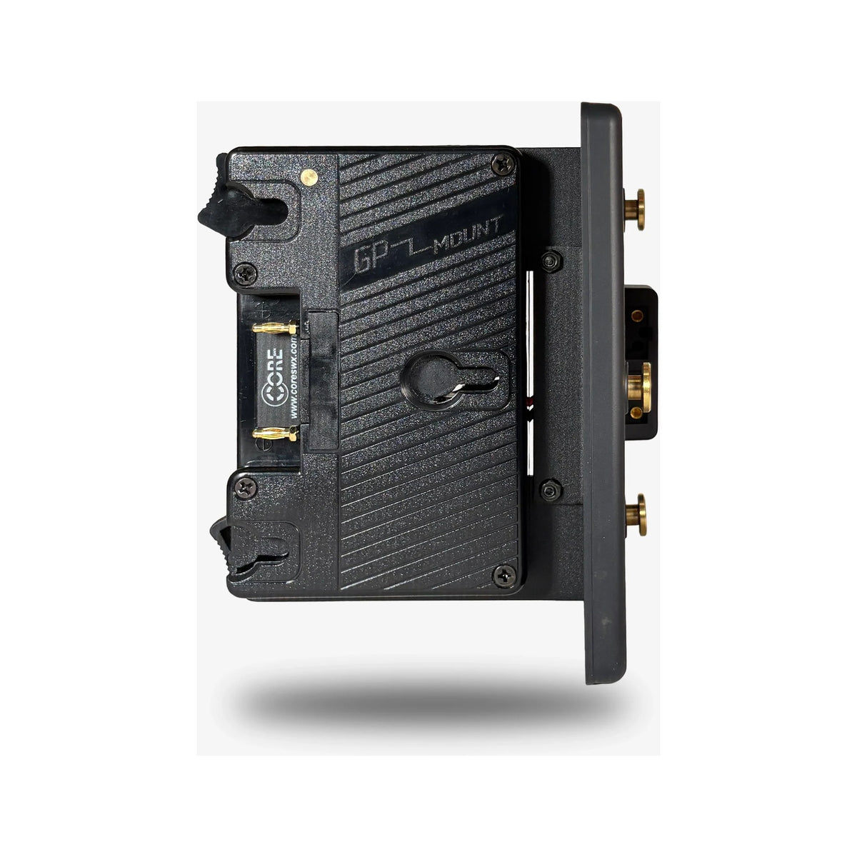 Core SWX Gold Mount Hot Swap/Shark Fin Battery Plate