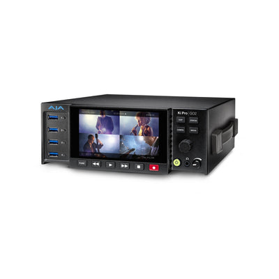 AJA Ki Pro GO2 Multi-Channel HD H.264 AVC / H.265 HEVC Recorder/Player (Storage not included)
