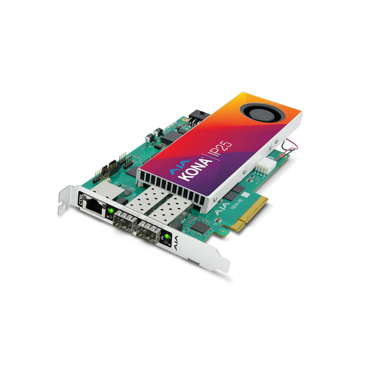 AJA KONA IP25 SMPTE ST 2110 Uncompressed IP I/O with 25 GigE Tx and Rx