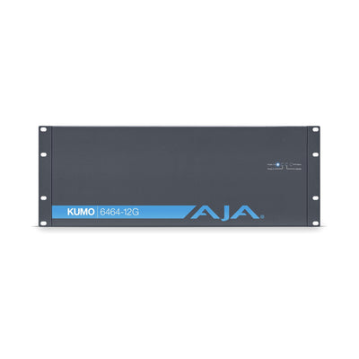 AJA KUMO 6464-12G KUMO 64x64 Compact 12G-SDI Router, with 1 Power Supply