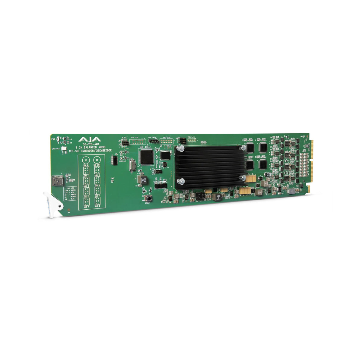 AJA OG-12G-AMA openGear 12G-SDI - Analog Audio Embedder/Disembedder