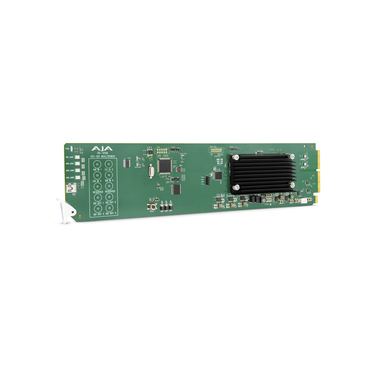 AJA OG-12GM 12G-SDI to/from SDI Muxer/DeMuxer, DashBoard Support