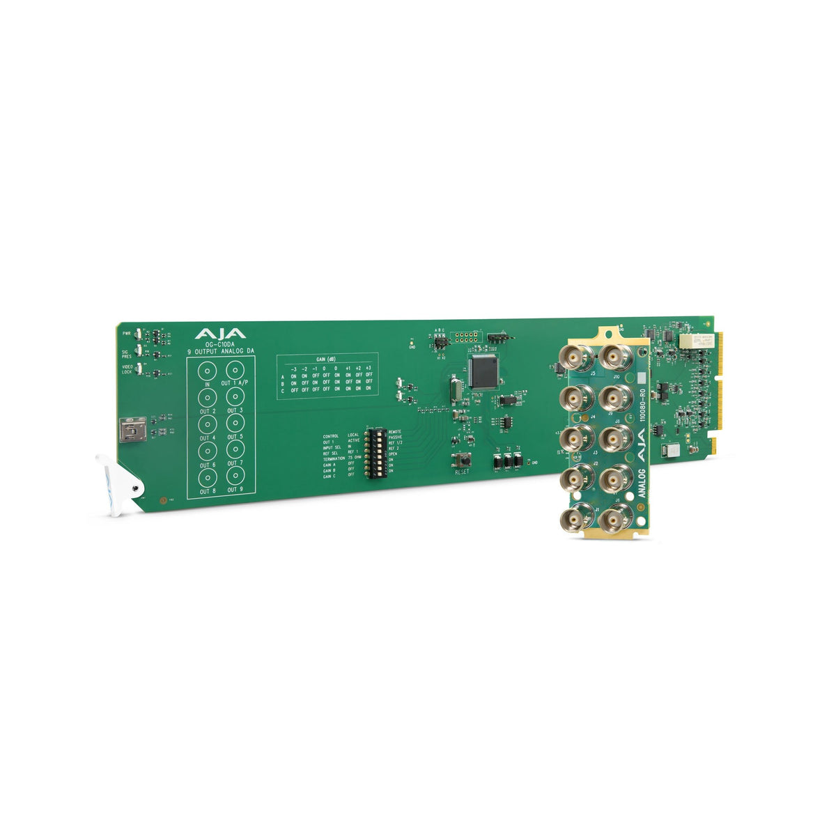 AJA OG-C10DA Analog Video 1x9 openGear Distribution Amplifier