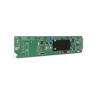 AJA OG-DANTE-12GAM Dual 12G-SDI/DANTE 64-Channel Embedder/Disembedder, DashBoard Support