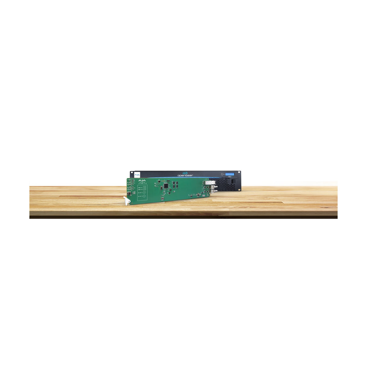 AJA OG-FiDO-2R-MM 2-Channel Multi-Mode LC Fiber to 3G-SDI Receiver, DashBoard Support
