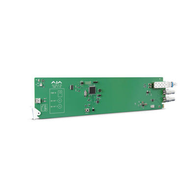AJA OG-FiDO-R-12G-ST 1-Channel 12G-SDI/ST Single Mode ST Fiber Receiver, DashBoard Support