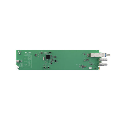 AJA OG-FiDO-T-12G-ST 1-Channel 12G-SDI to Single Mode ST Fiber Transmitter, DashBoard Support