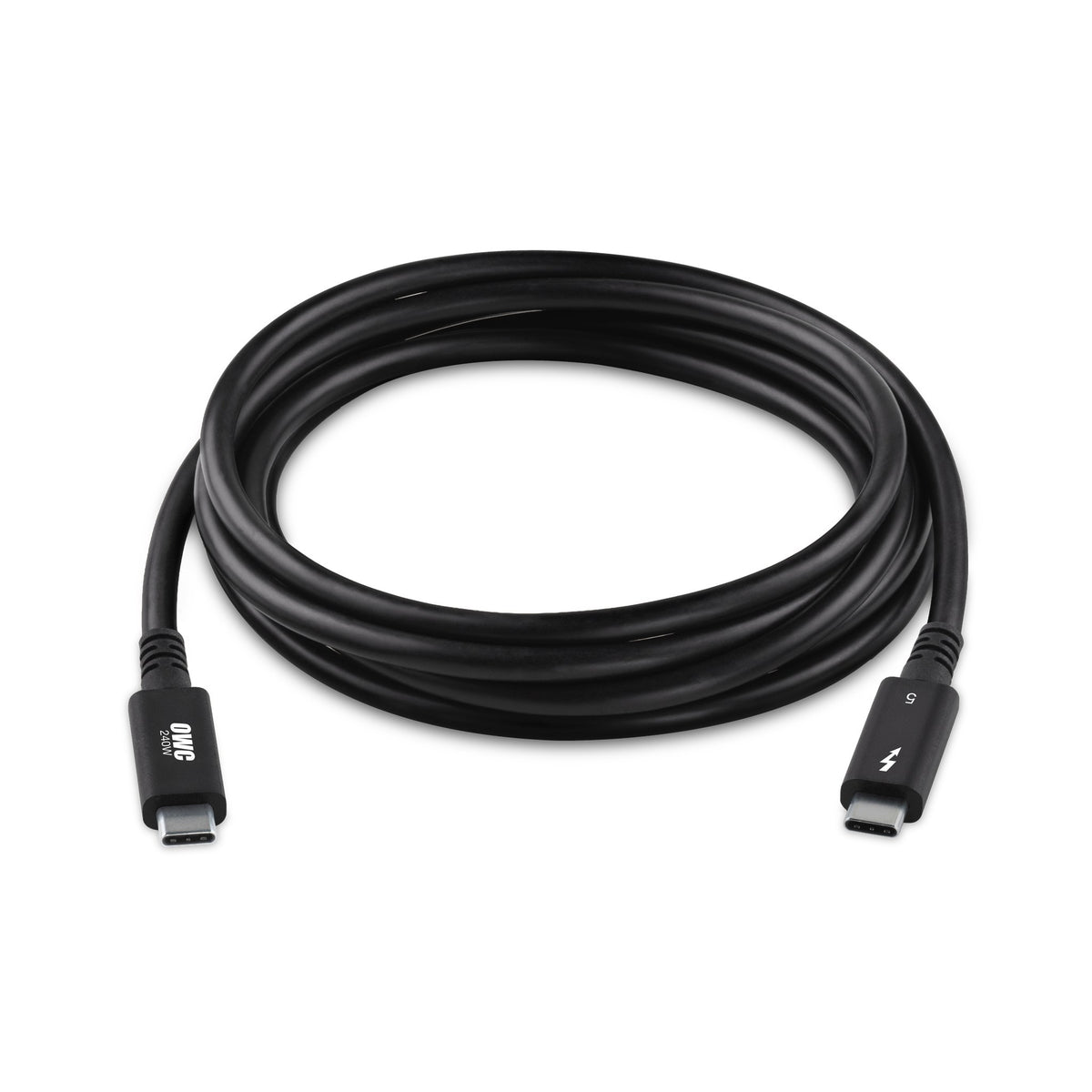 OWC Thunderbolt 5 (USB-C) 2.0 Meter (78.7") Cable - Black