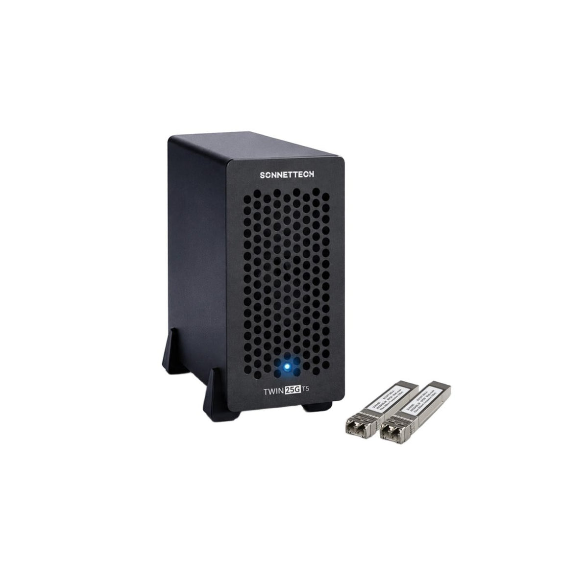Sonnet Technologies Twin25G Thunderbolt 5 Dual Port 25Gb Ethernet Adapter (SFP28 modules included)