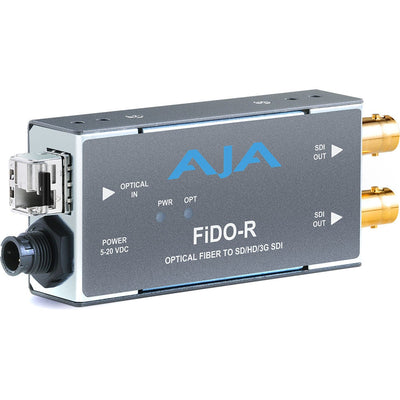 AJA FiDO-R-MM 1-Channel Multi-Mode LC Fiber to 3G-SDI Receiver