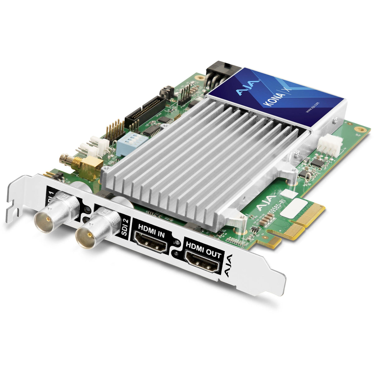 AJA KONA X, Fanless 12G-SDI and HDMI 2.0 Ultra-Low Latency PCIe Card, fanless