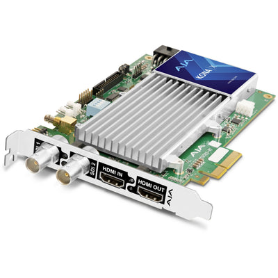 AJA KONA X, Fanless 12G-SDI and HDMI 2.0 Ultra-Low Latency PCIe Card, fanless